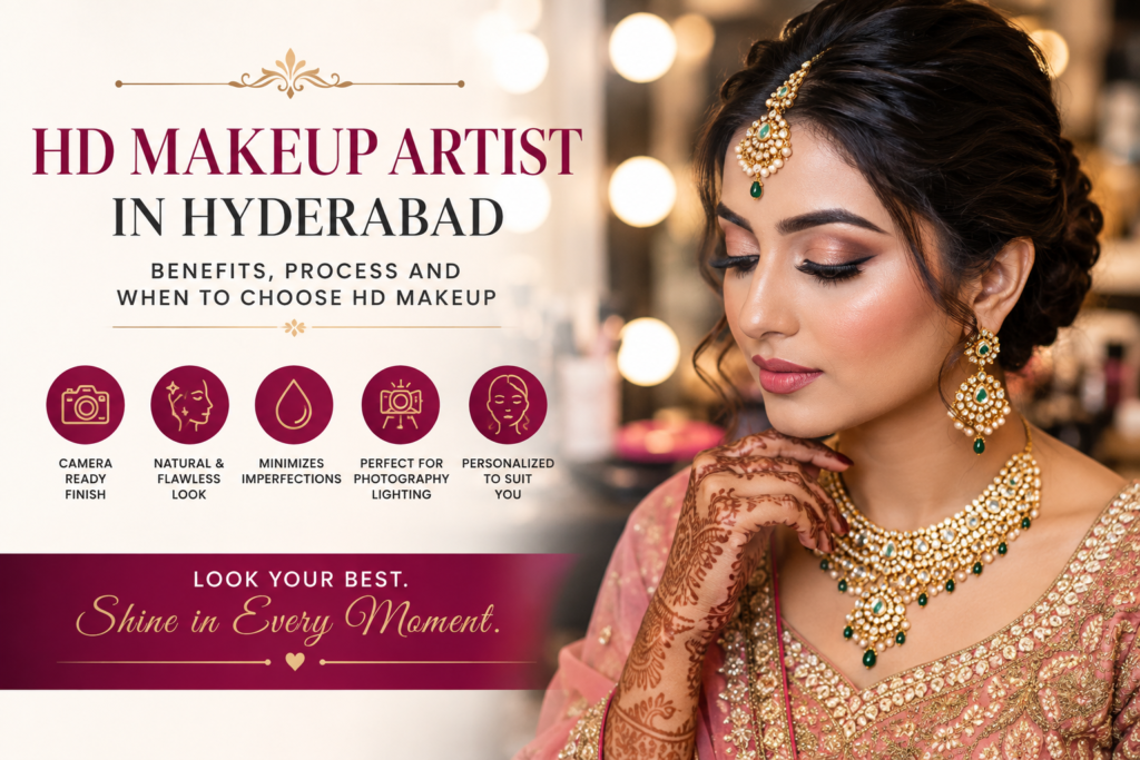 HD Makeup Artist in Hyderabad