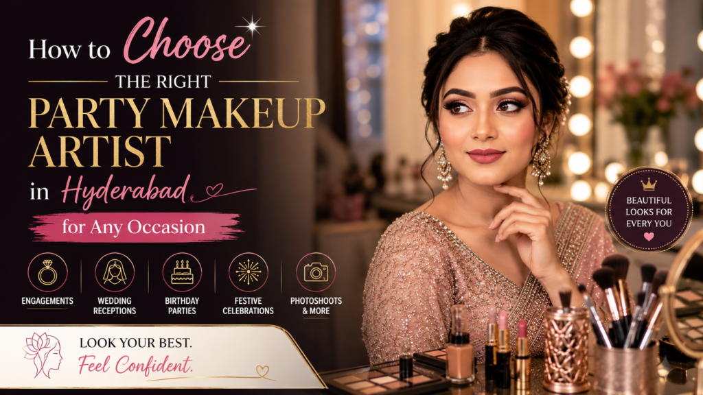 Party Makeup Artist in Hyderabad