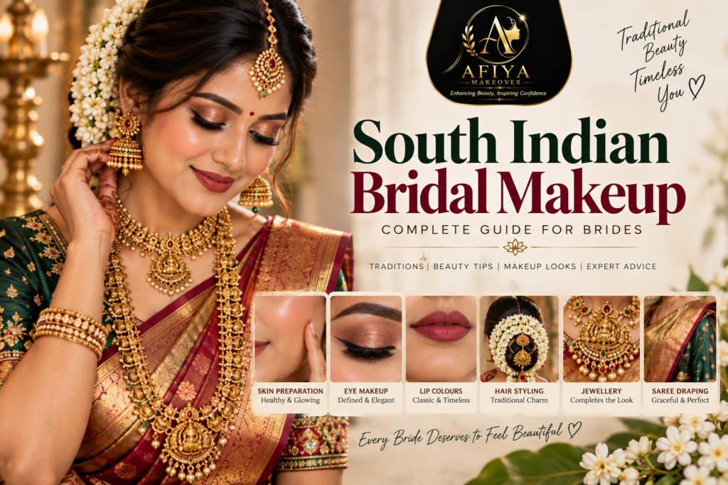 South Indian bridal makeup
